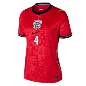 England Declan Rice #4 Udebanetrøje Dame VM 2026 Kortærmet